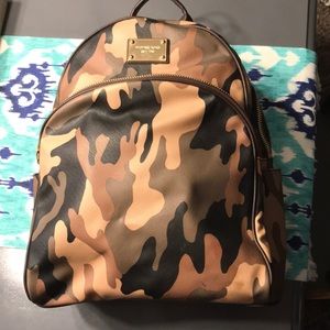 Micheal Kors camo backpack